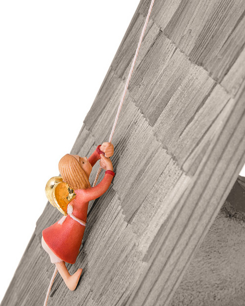 Abseiling angel on the gable (10200-20D) (0,00", ?)