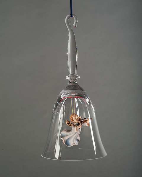 Kristallglocke-Engel mit Geige (10259-HE) (0 cm, ?)
