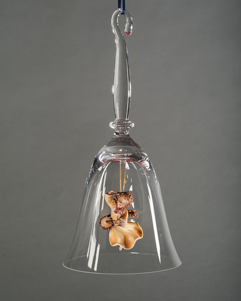 Kristallglocke-Engel mit Trommel (10259-HG) (0 cm, ?)