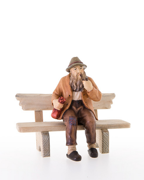 Man sitting on bench (10701-12) (0,00", ?)