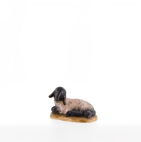Sheep lying-down with black head (21208-S) (0,00", ?)