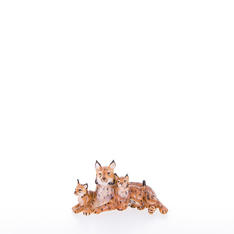 Lynx with puppy (23050-B) (0,00", ?)