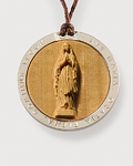 Pendant Virgin of Lourdes (00303-Ag) 