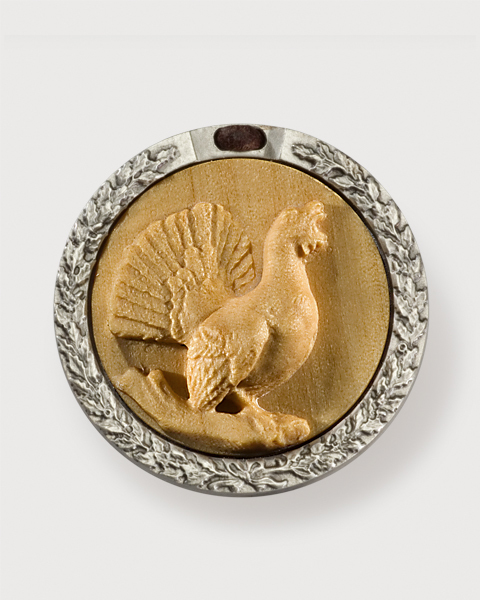 Brosche aus Silber 625-Auerhahn (00103-BAg) (0 cm, ?)