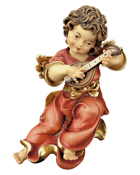 Baroque angel with mandolin 11.81 inch (10251-B) (0,00", ?)