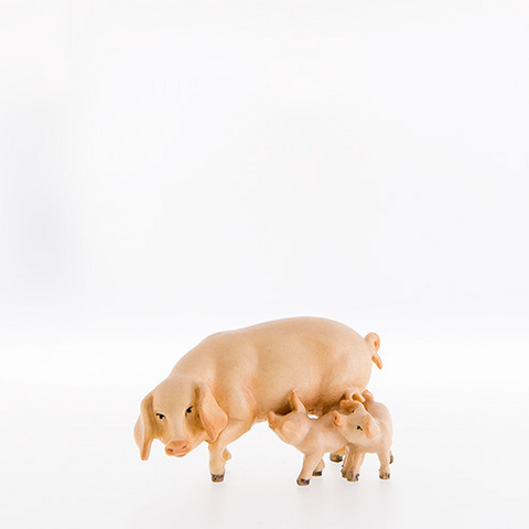 Pig with piglets (22011--) (0,00", ?)